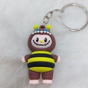 2/$19  Labubu bee outfit brown keychain